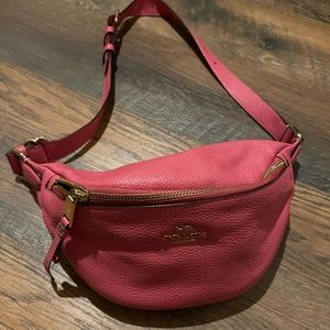 Pink Coach Fanny Pack